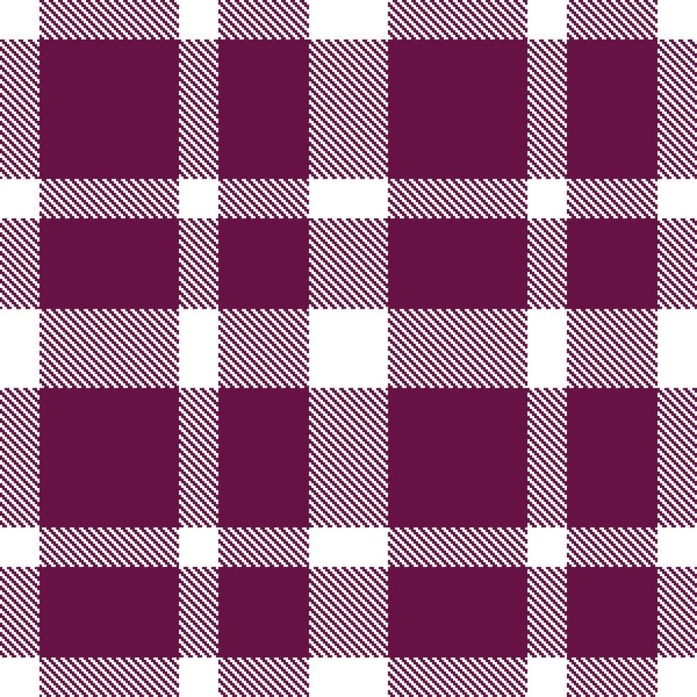 Muted White and Light Plum Seamless Tartan Textile Design vector