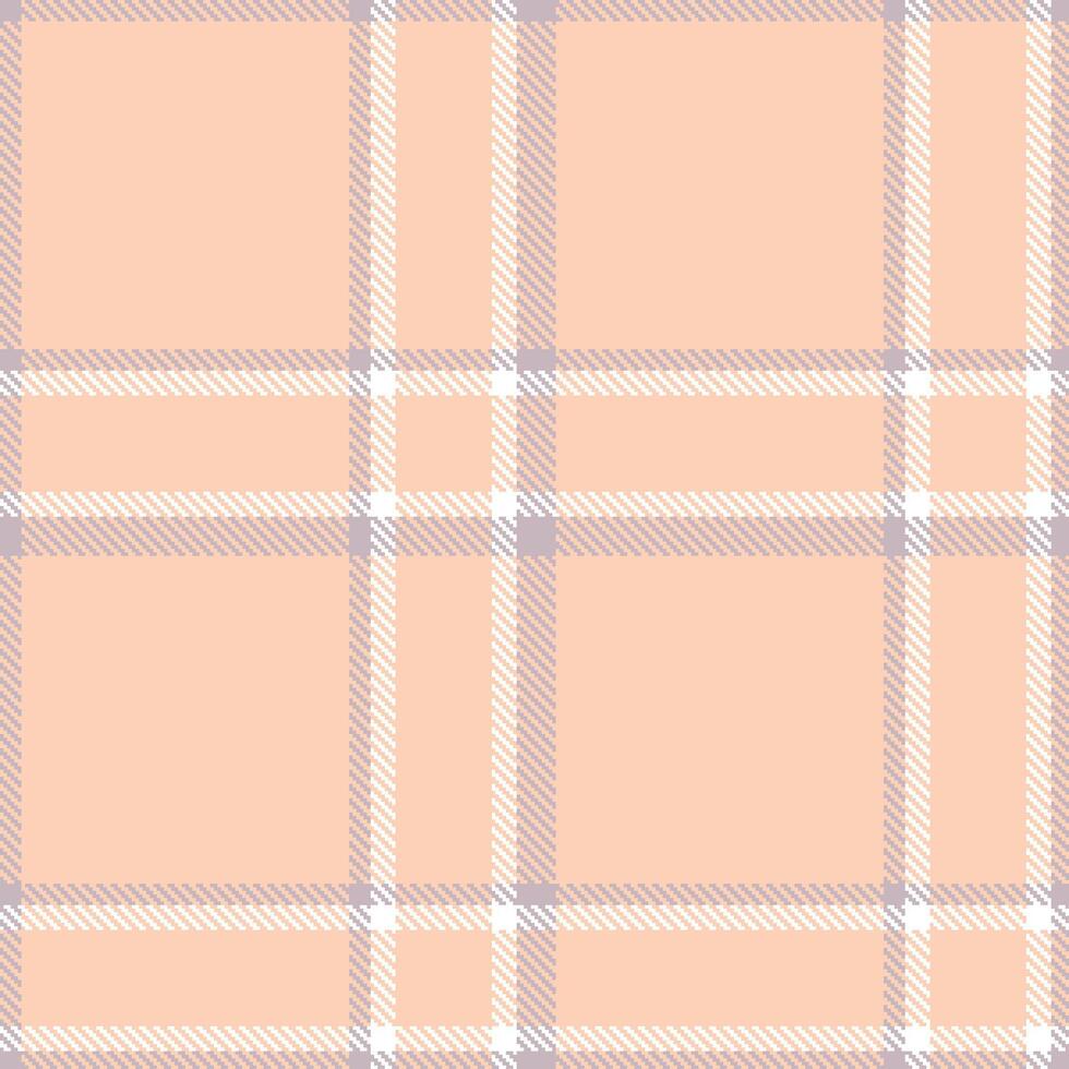 Modern Seamless Tartan in Soft Pinkish Grey tones Textile Design vector