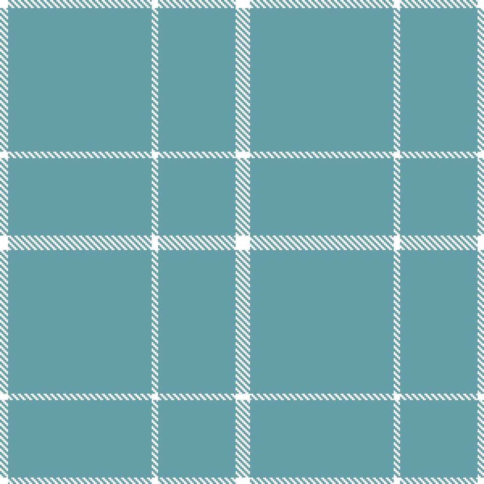 Rich White Seamless Tartan with Metallic Greyblue accents Textile Design vector