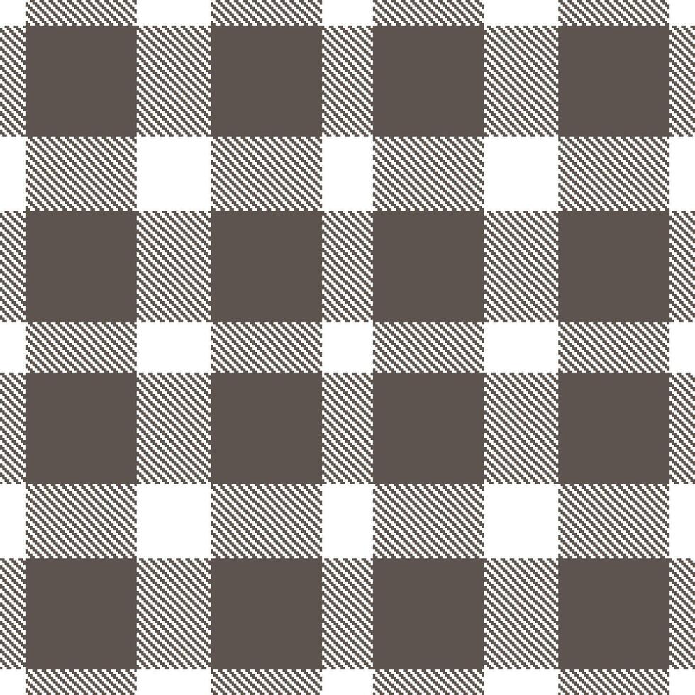 Iridescent White and Bright Charcoal Grey Seamless Tartan Textile Design vector