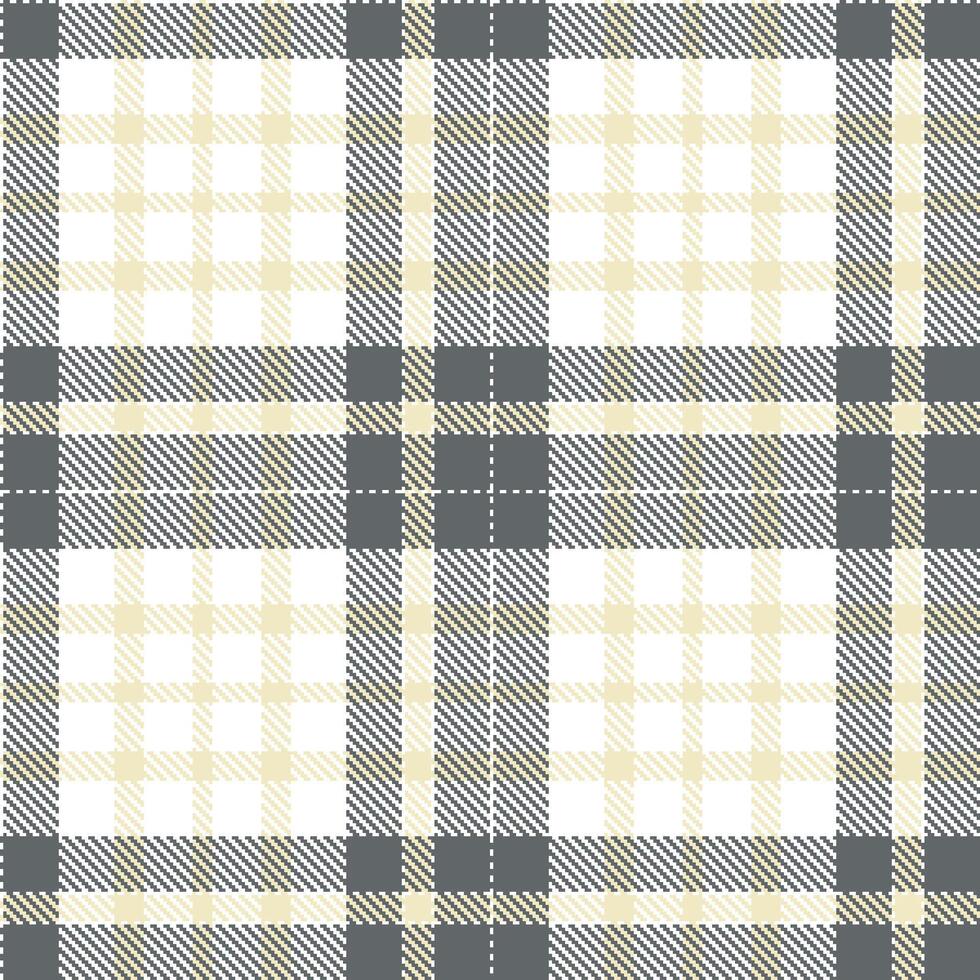 Modern Seamless Tartan in Muted White tones Textile Design Variant 558 vector