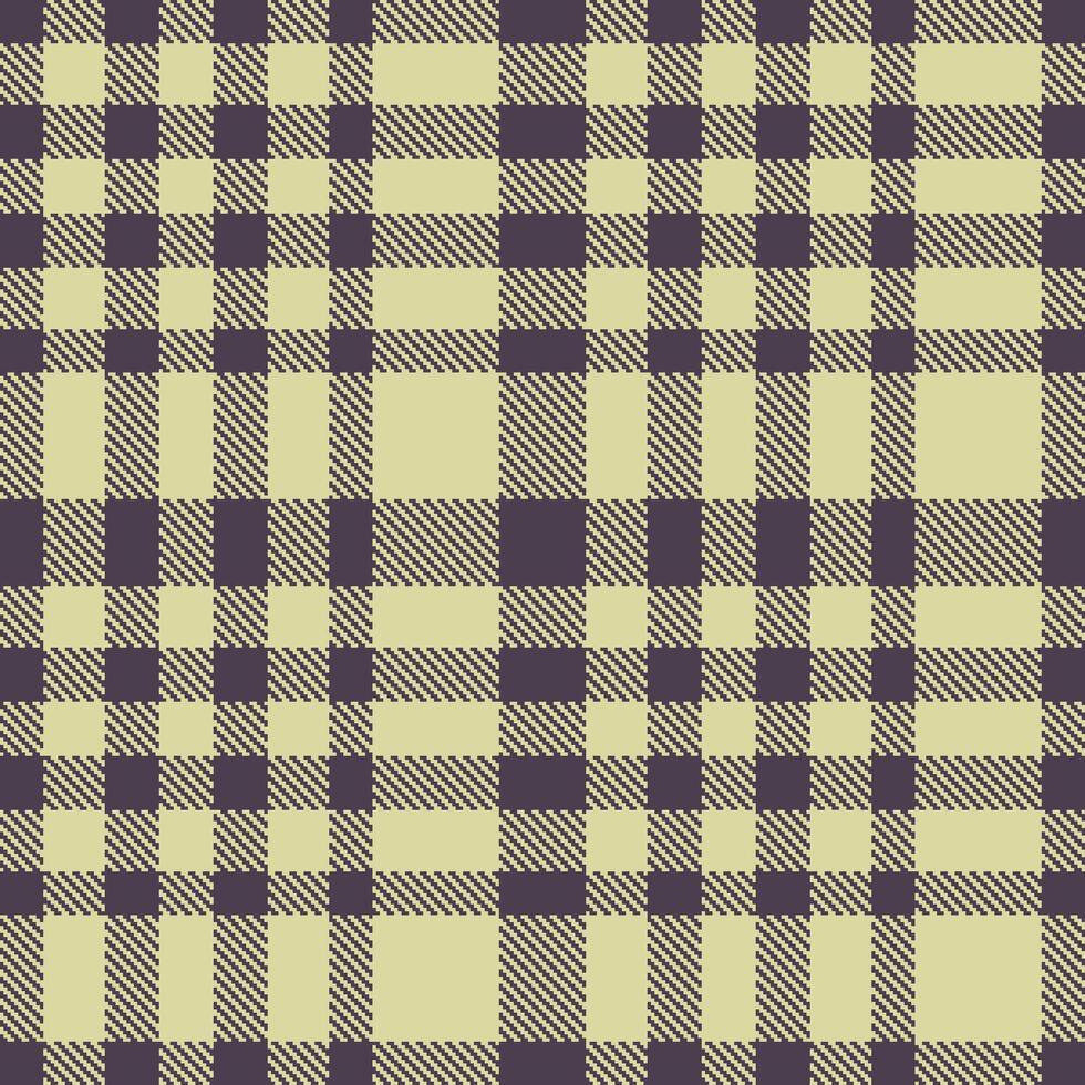 Modern Deep Charcoal Grey Seamless Tartan Textile Design vector