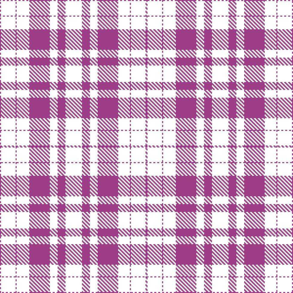 Modern Seamless Tartan in Bright Light Eggplant tones Textile Design vector