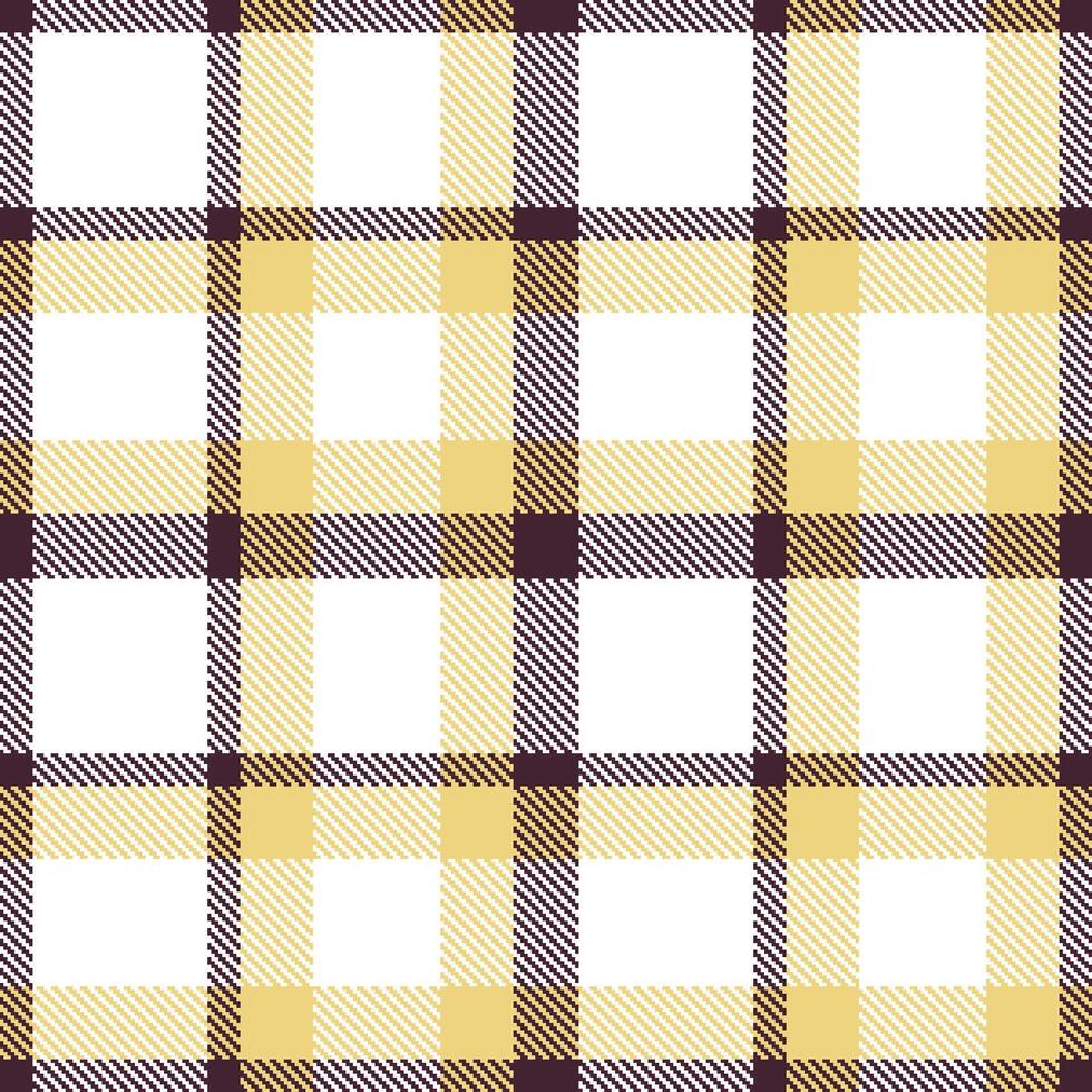 Modern Seamless Tartan in Dark Dark Plum tones Textile Design vector