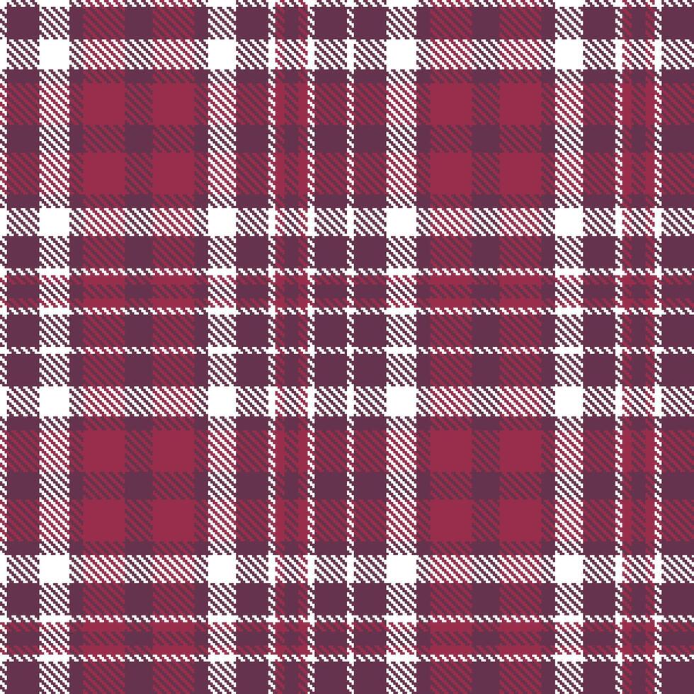 Light Dirty Purple Seamless Tartan with Neon White accents Textile Design vector