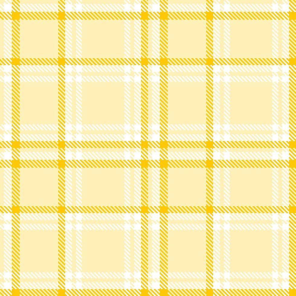 Modern Seamless Tartan in Light Light Tan tones Textile Design vector