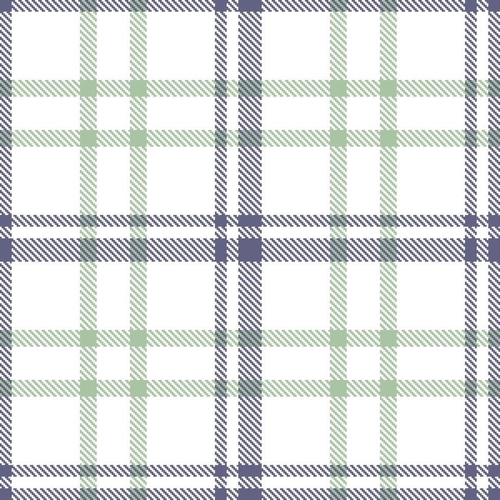 Pastel White and Deep Purplish Grey Seamless Tartan Textile Design vector