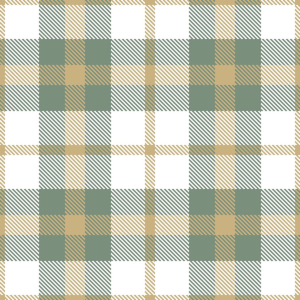 Iridescent Toupe Seamless Tartan with Smoky White accents Textile Design vector