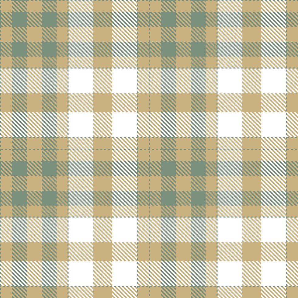 Modern Seamless Tartan in Iridescent Green Grey tones Textile Design vector