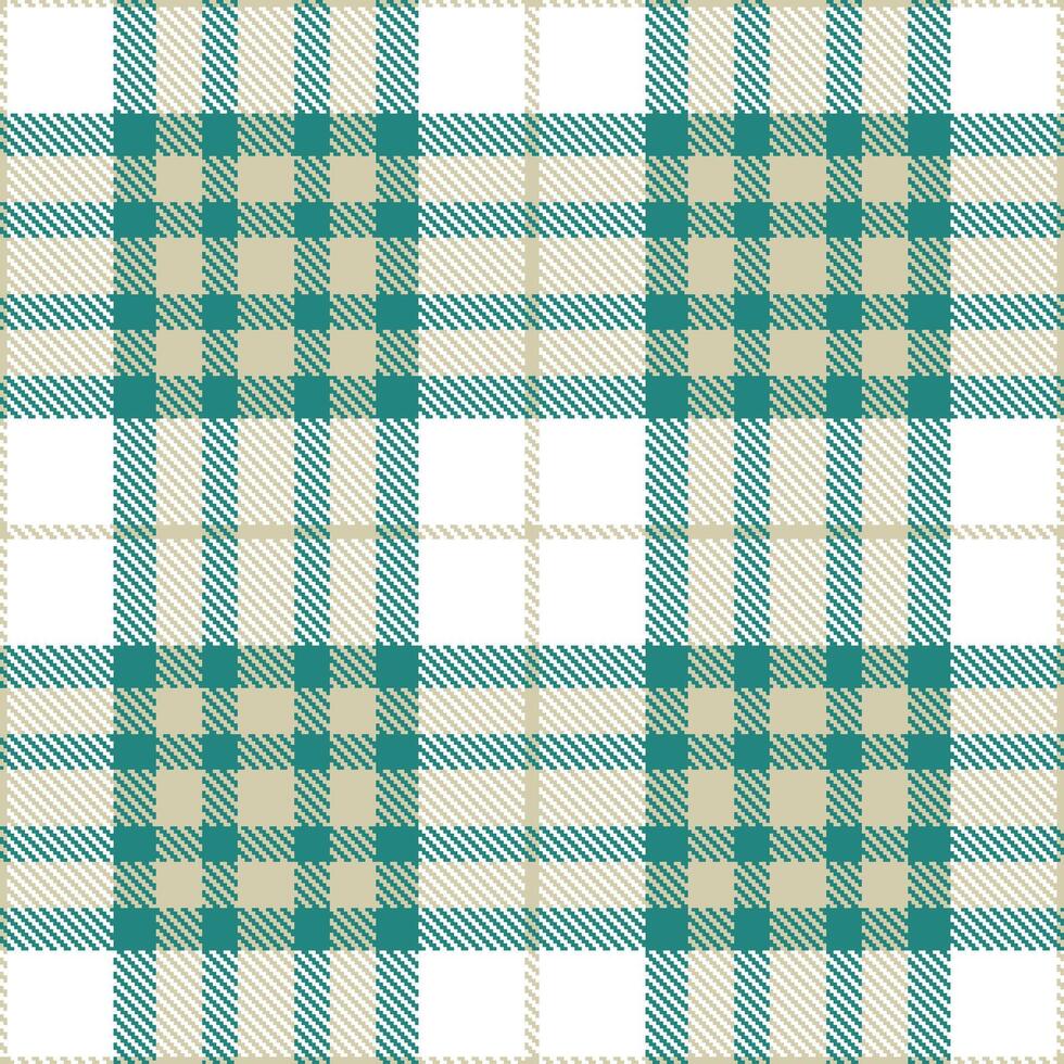 Modern Seamless Tartan in Vivid Beige tones Textile Design vector