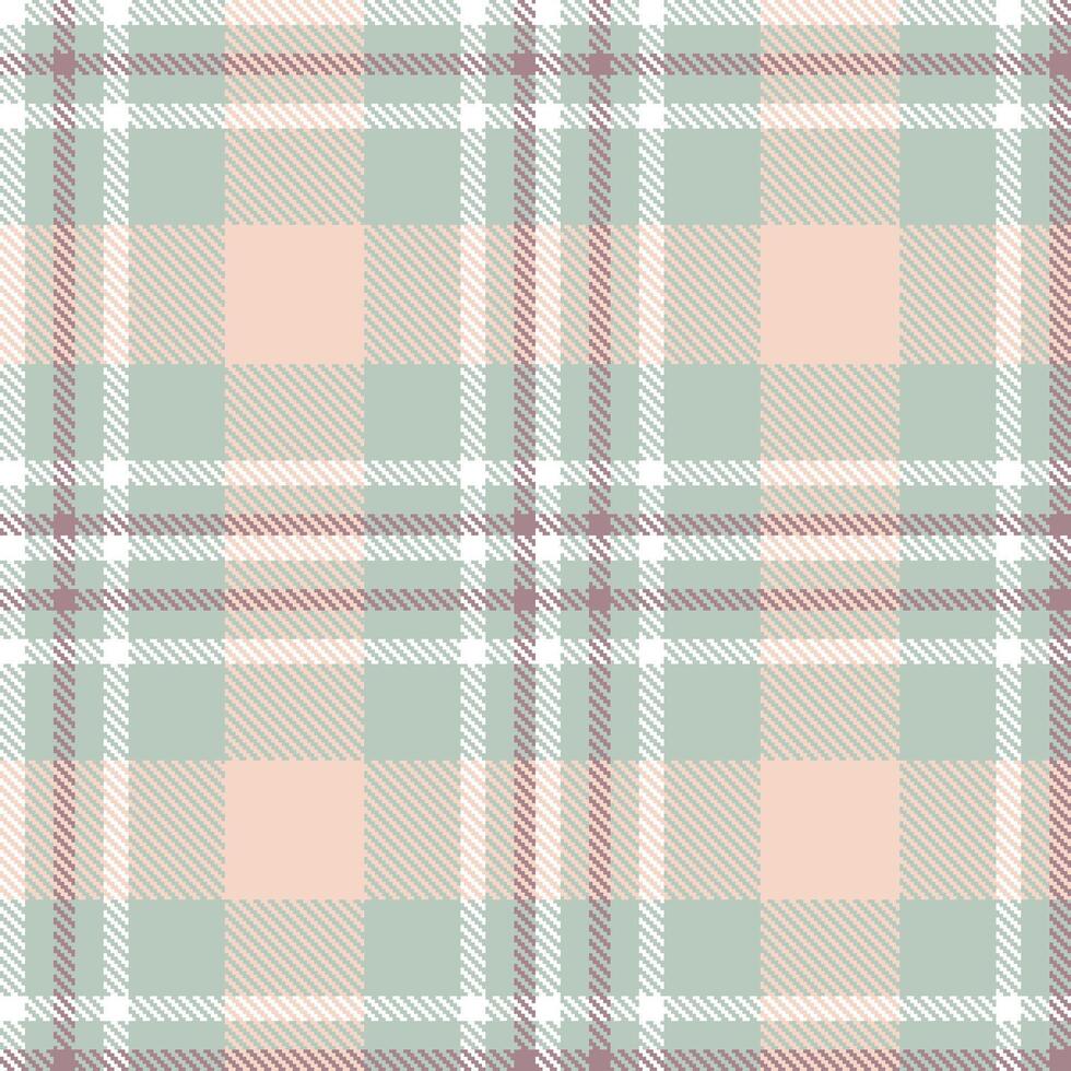 Modern Seamless Tartan in Iridescent Silver tones Textile Design vector