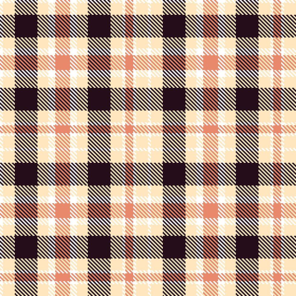 Modern Soft White Seamless Tartan Textile Design Variant 785 vector