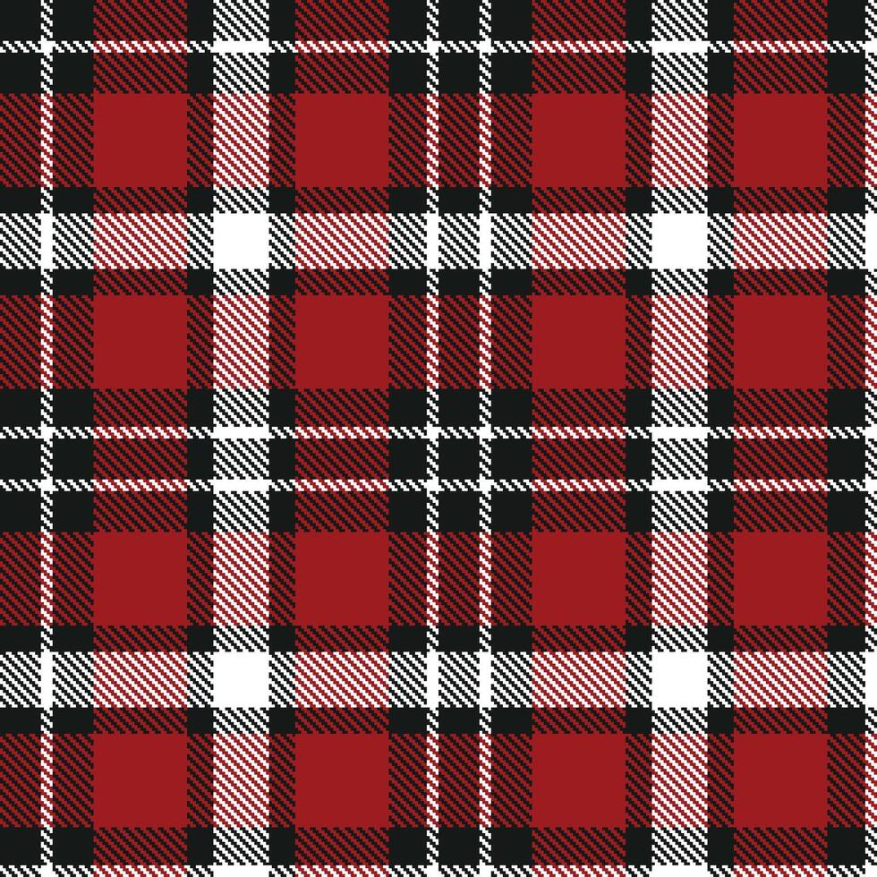 Modern Light Almost Black Seamless Tartan Textile Design vector