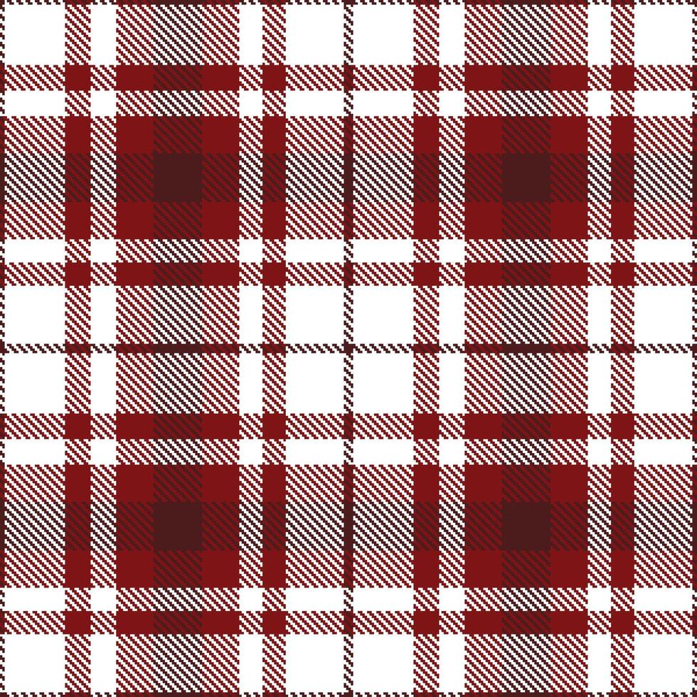 Modern Dark White Seamless Tartan Textile Design Variant 834 vector