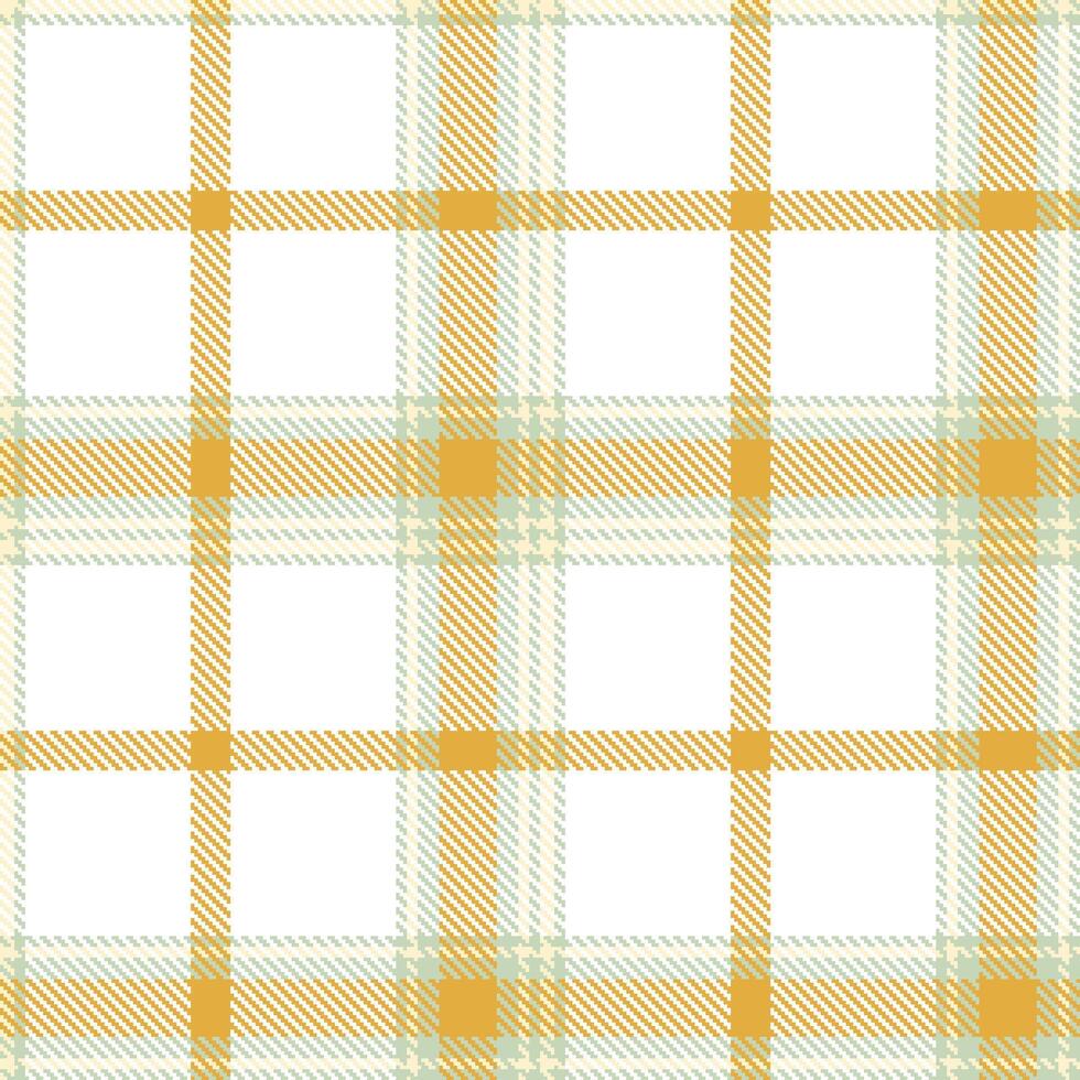 Deep Light Grey and Pale Pale Seamless Tartan Textile Design vector