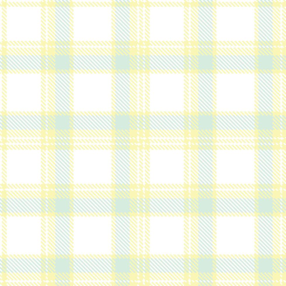 Modern Seamless Tartan in Cool Light Tan tones Textile Design Variant 937 vector