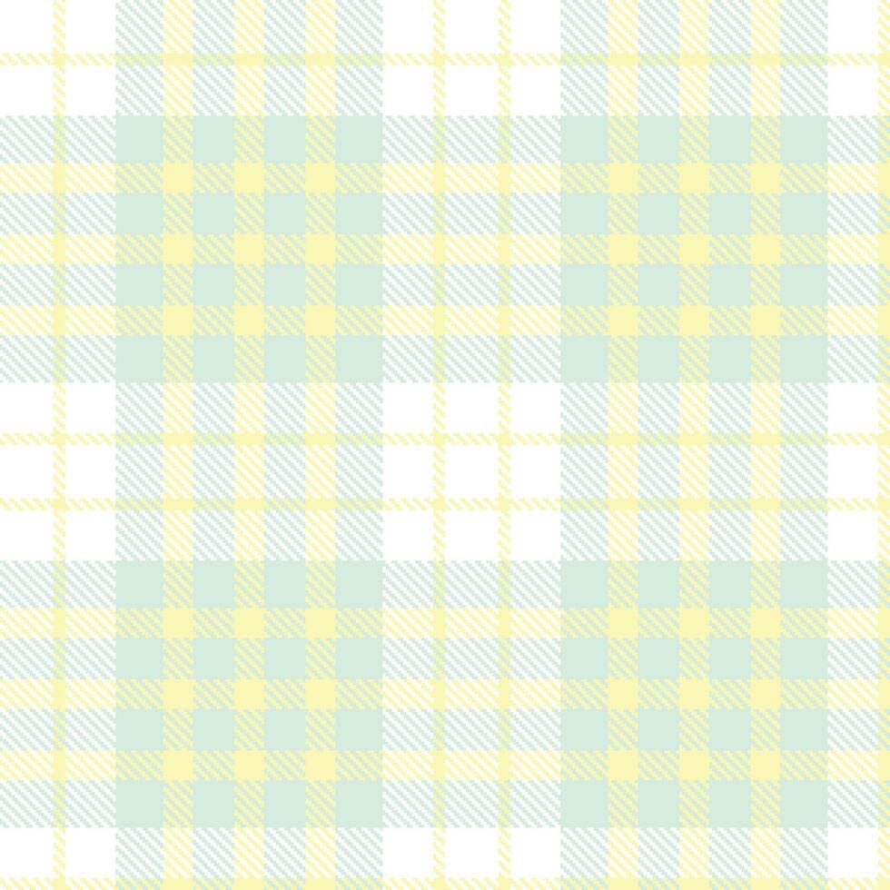 Modern Seamless Tartan in Cool Light Tan tones Textile Design vector