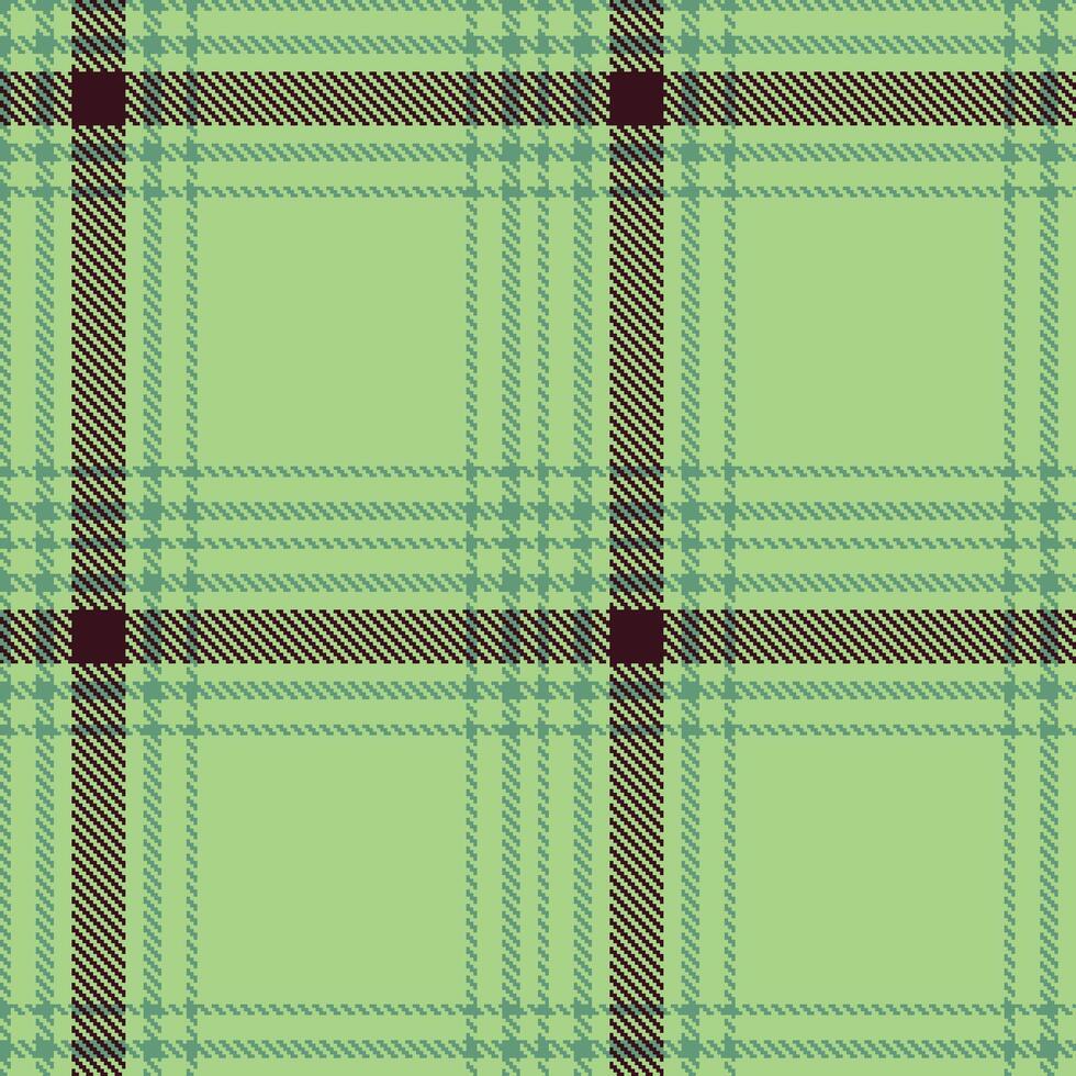 Smoky Pale Olive Green and Light Slate Green Seamless Tartan Textile Design vector