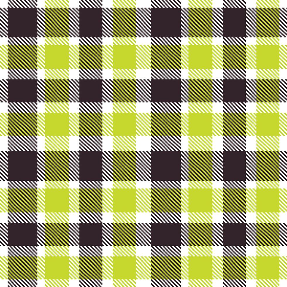Deep White Seamless Tartan with Soft Dark Grey accents Textile Design vector