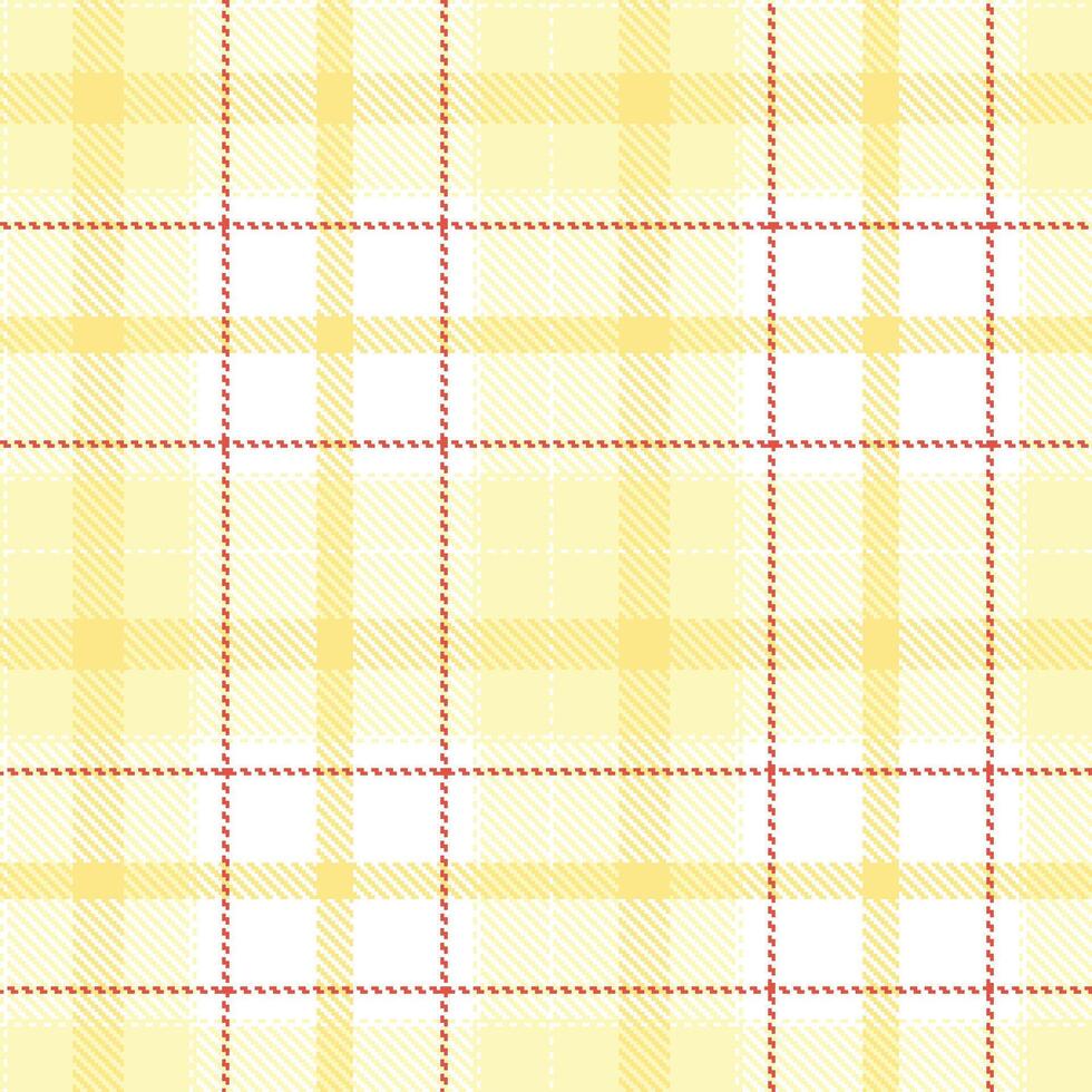 Modern Deep White Seamless Tartan Textile Design Variant 1006 vector