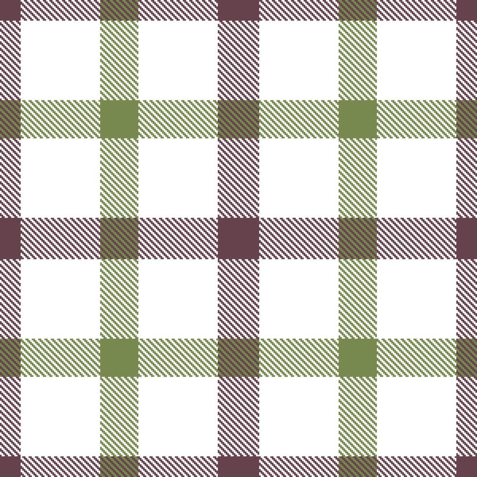 Light White Seamless Tartan with Neon Purplish Brown accents Textile Design vector