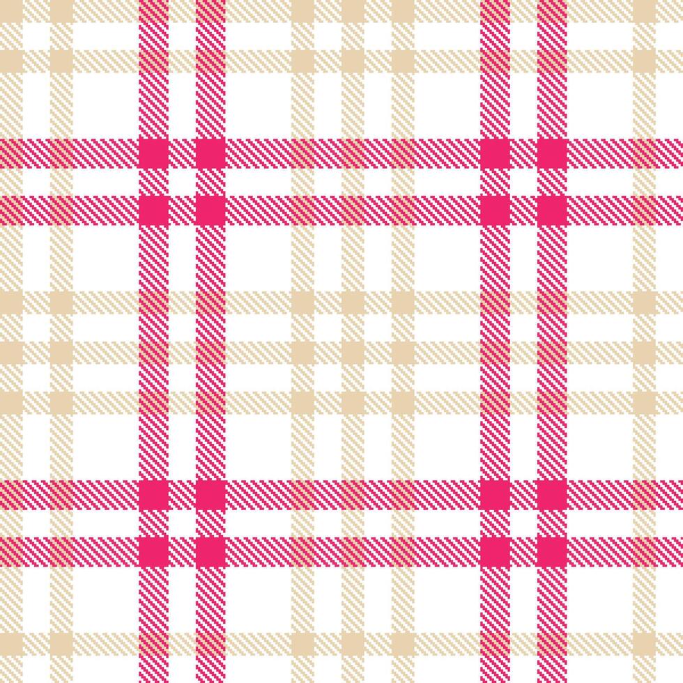 Modern Seamless Tartan in Deep White tones Textile Design Variant 1132 vector