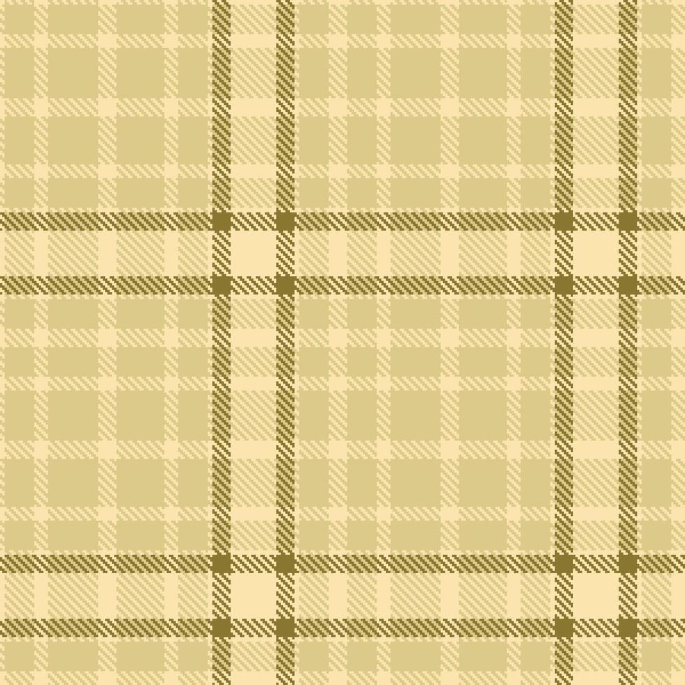 Modern Seamless Tartan in Neon Pale Peach tones Textile Design Variant 1187 vector
