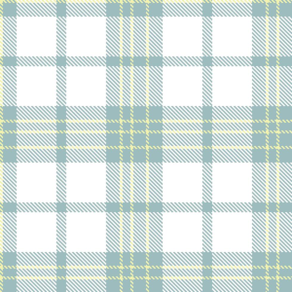 Rich Cool Grey Seamless Tartan with Muted Light Tan accents Textile Design vector