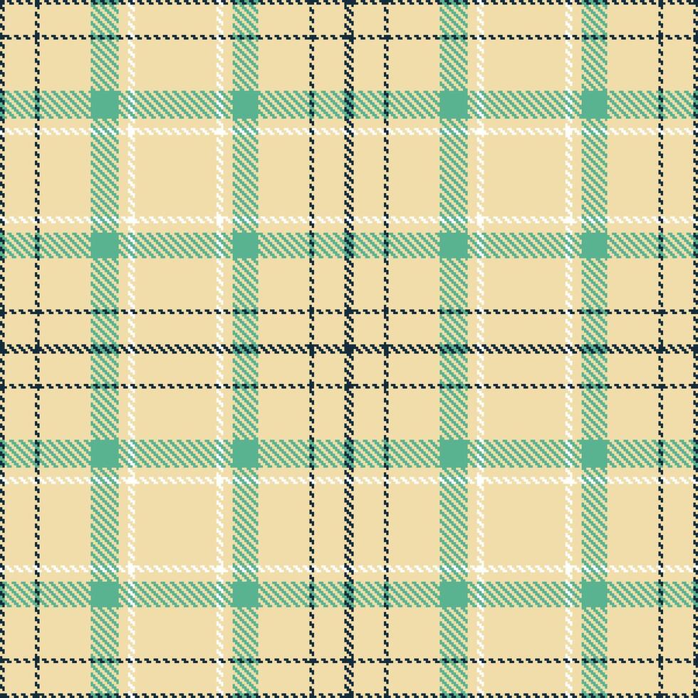 Modern Seamless Tartan in Deep Beige tones Textile Design Variant 1374 vector