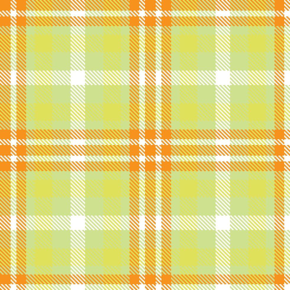 Modern Seamless Tartan in Pastel Celery tones Textile Design vector