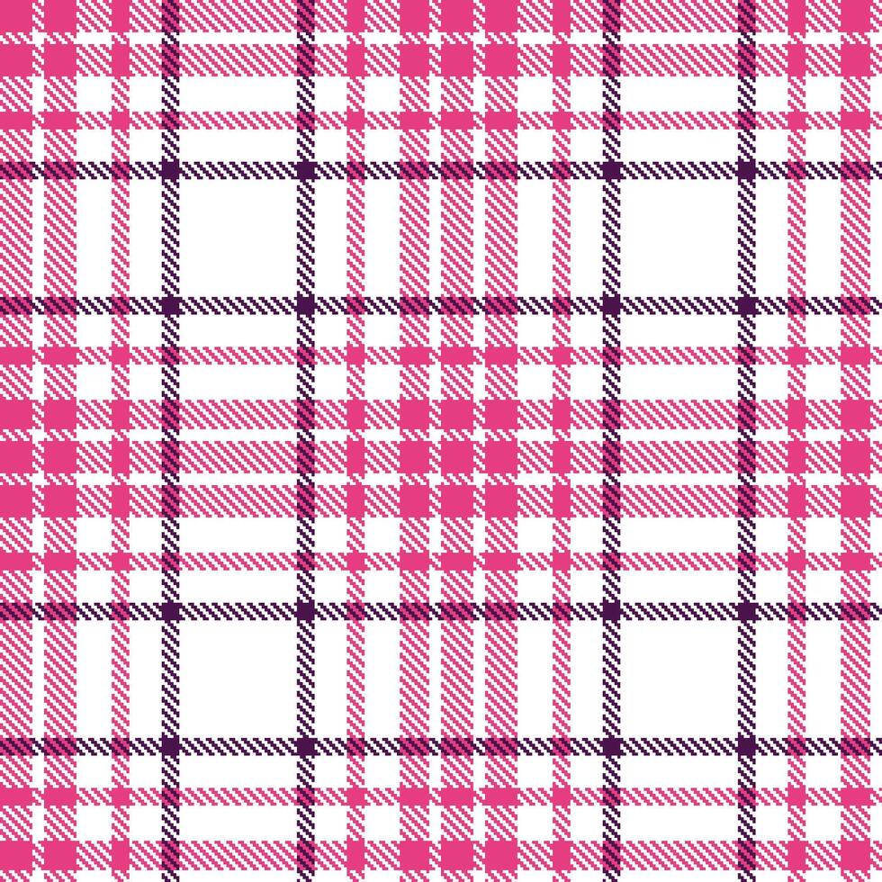 Modern Soft White Seamless Tartan Textile Design Variant 1438 vector