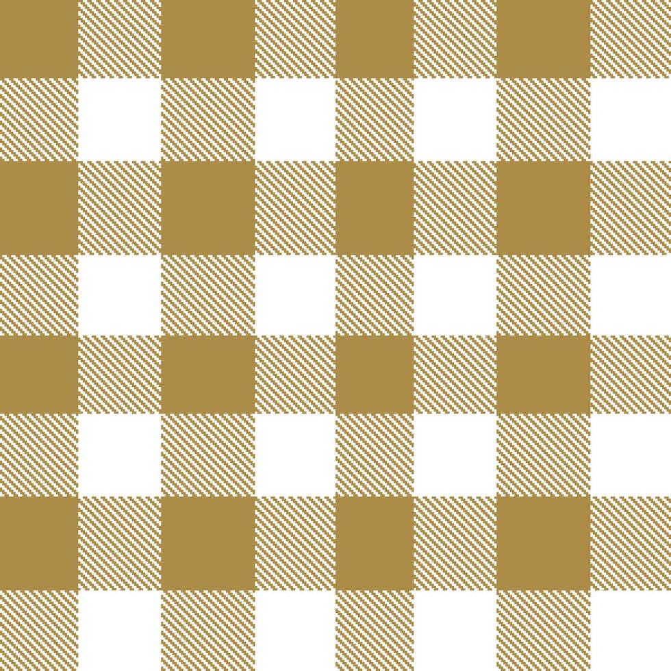 Modern Seamless Tartan in Cool Dark Tan tones Textile Design vector