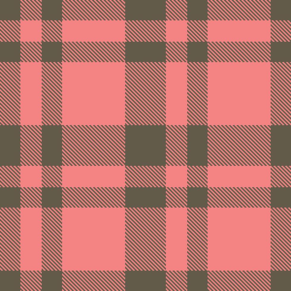 Modern Seamless Tartan in Cool Greyish Brown tones Textile Design vector