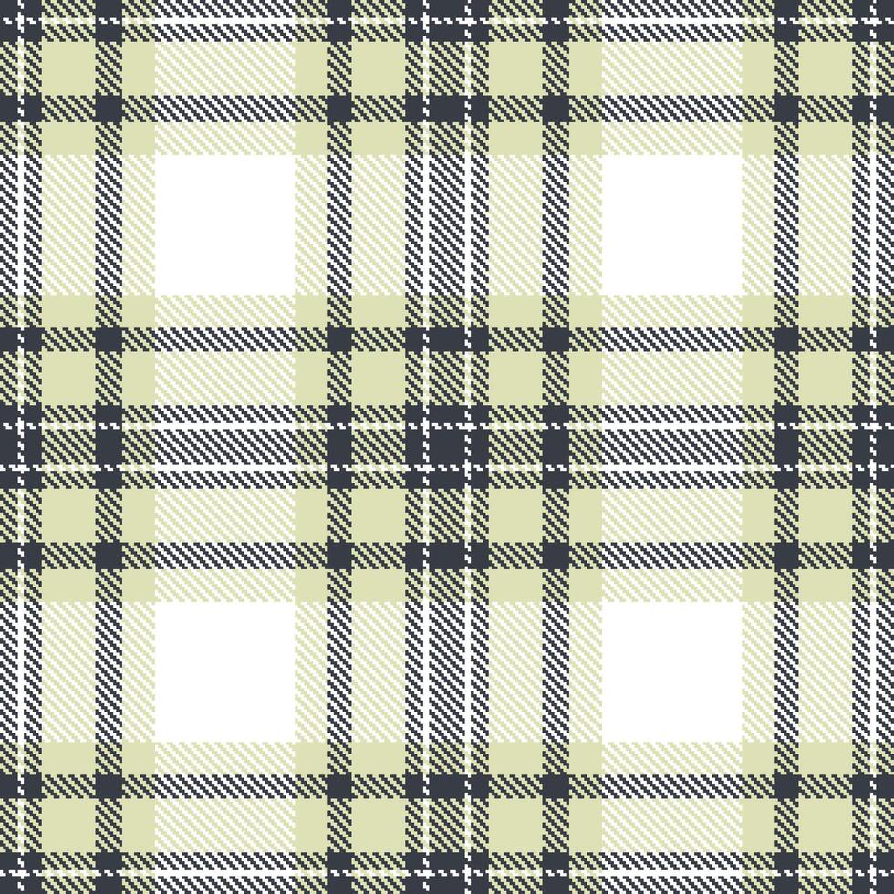 Modern Rich Charcoal Grey Seamless Tartan Textile Design vector