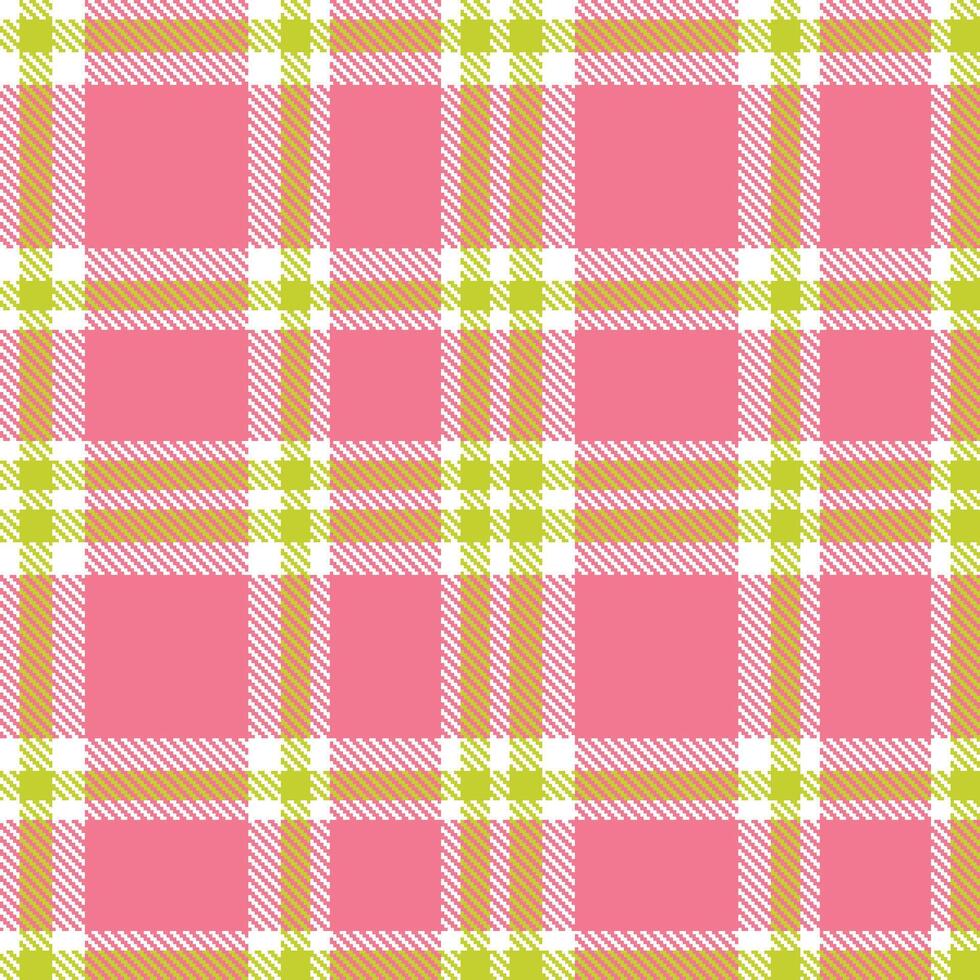 Modern Seamless Tartan in Pale White tones Textile Design Variant 1523 vector