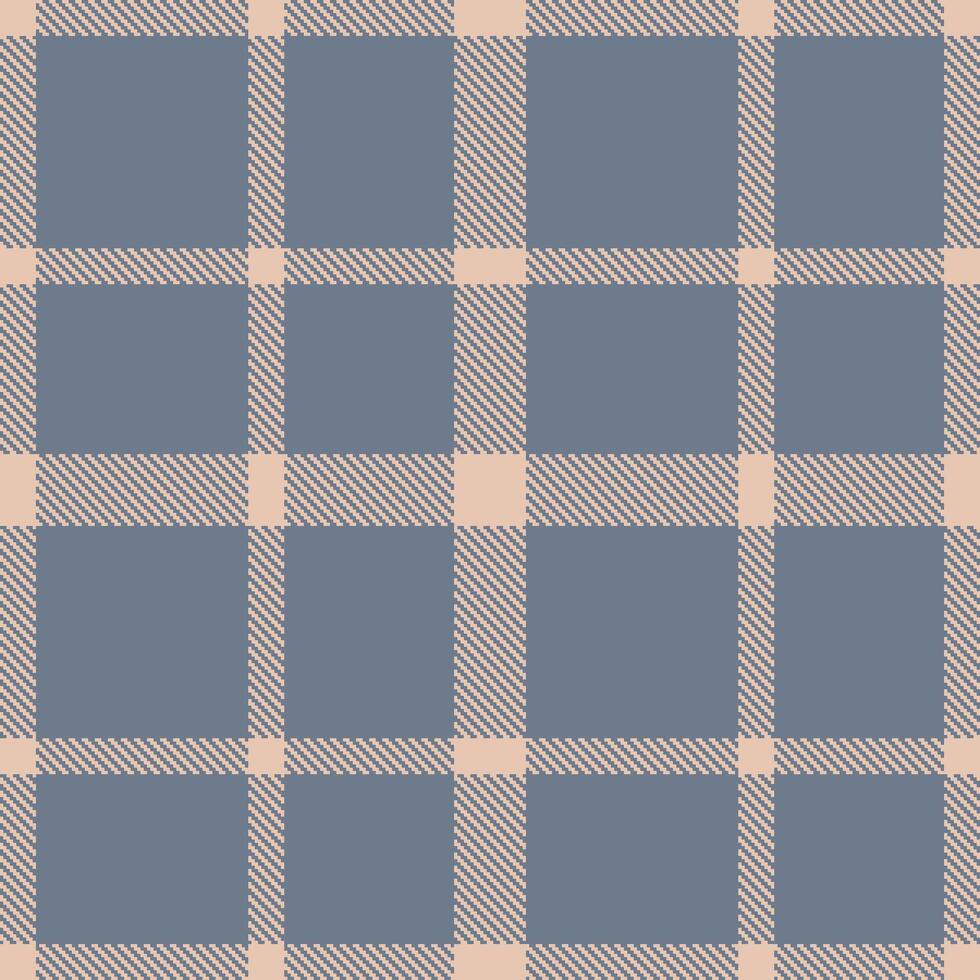 Modern Deep Light Peach Seamless Tartan Textile Design Variant 1553 vector