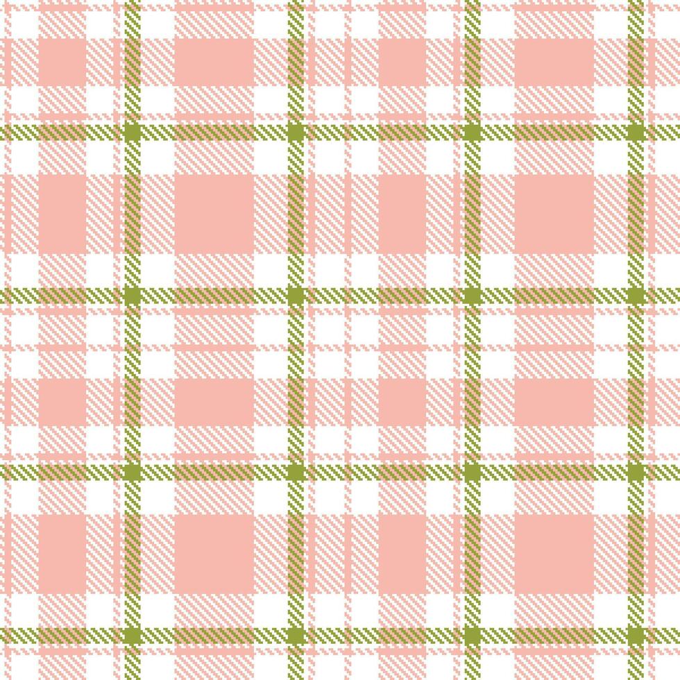 Modern Seamless Tartan in Pale White tones Textile Design Variant 1579 vector
