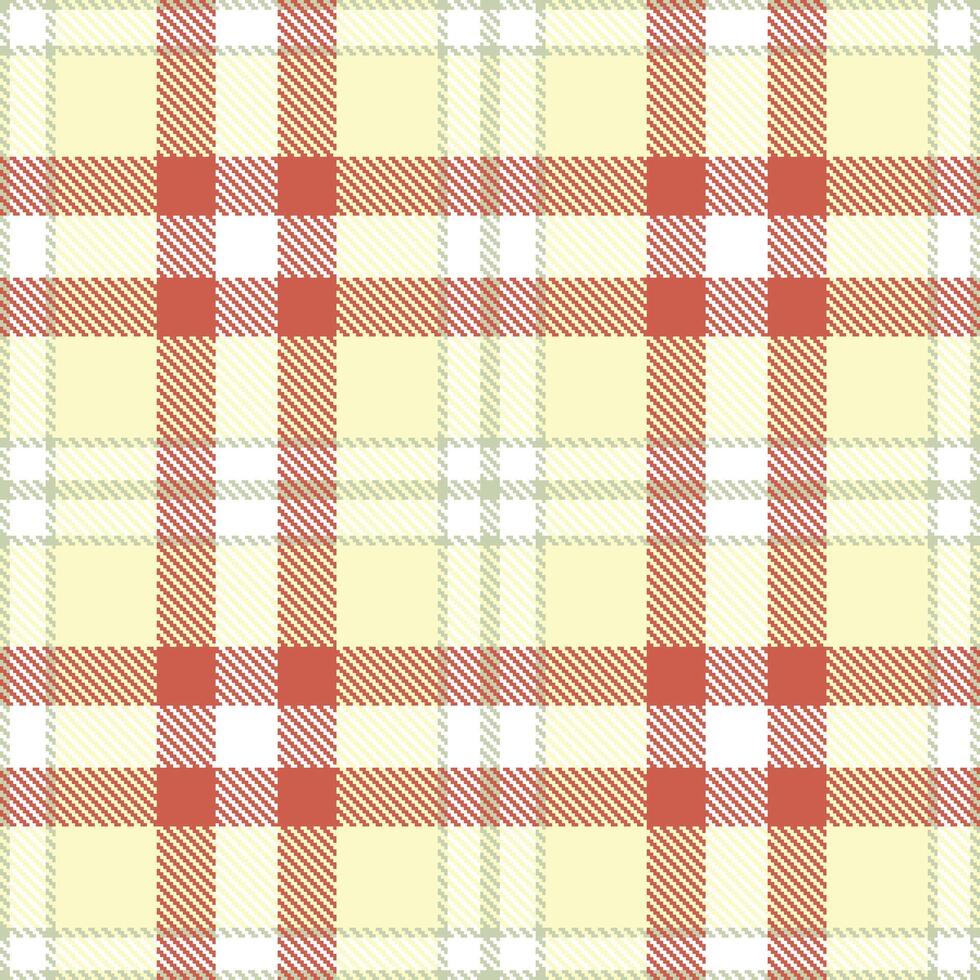 Modern Seamless Tartan in Cool Beige tones Textile Design Variant 1624 vector