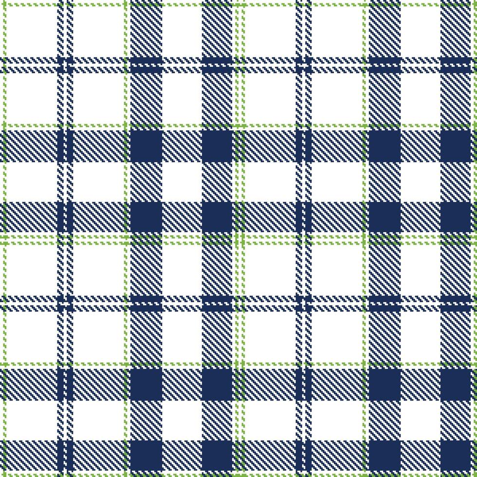 Modern Deep White Seamless Tartan Textile Design Variant 1647 vector