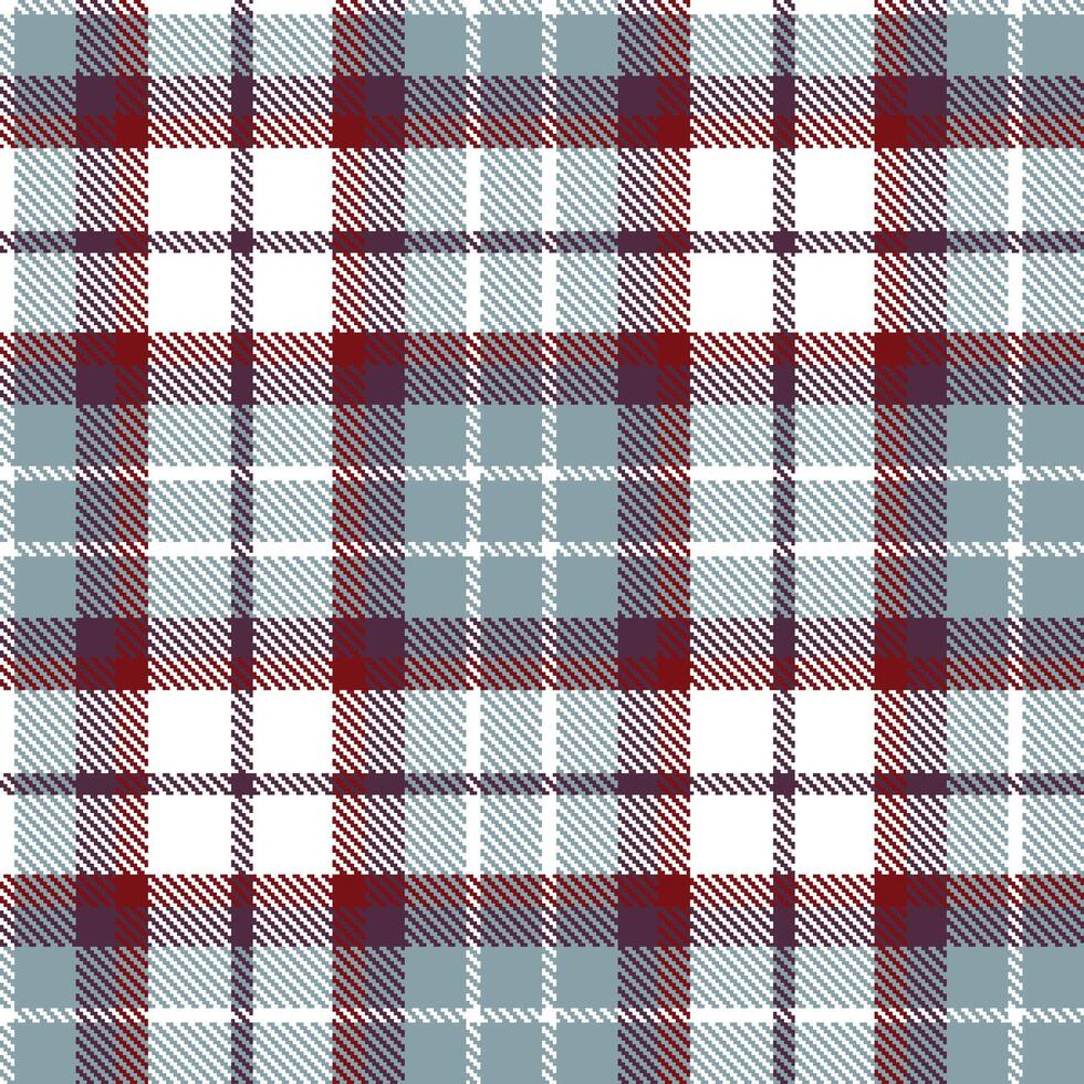 Modern Seamless Tartan in Vivid White tones Textile Design Variant 1709 vector