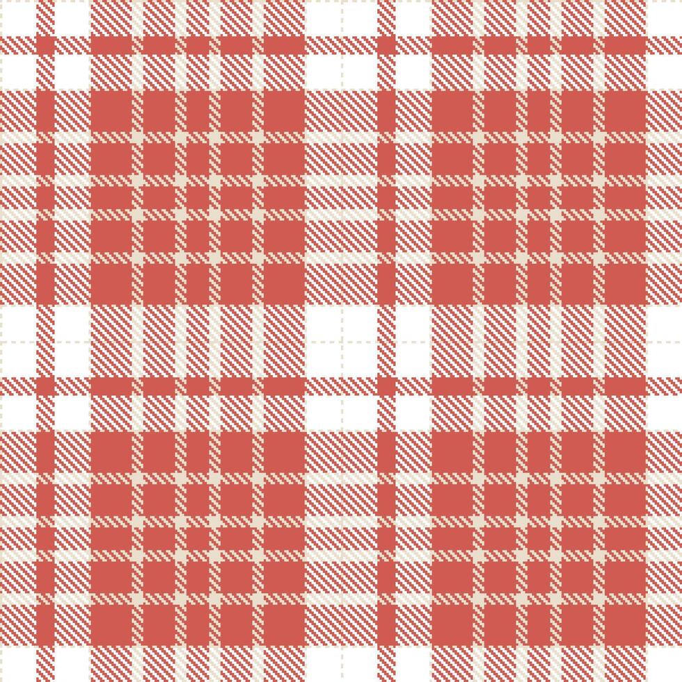 Modern Seamless Tartan in Warm Light Grey tones Textile Design vector
