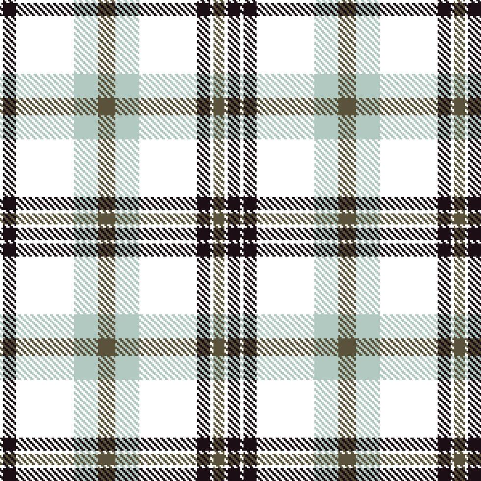 Modern Seamless Tartan in Metallic White tones Textile Design Variant 1896 vector