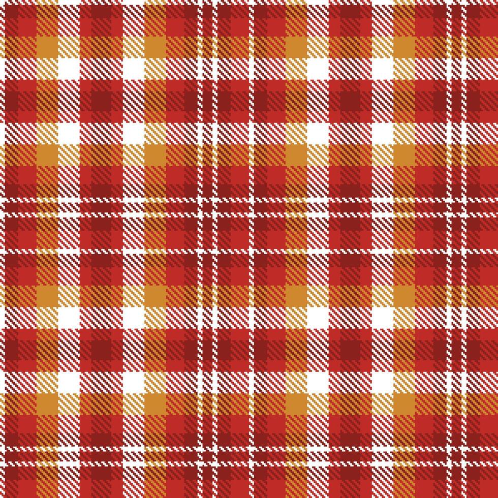 Modern Cool White Seamless Tartan Textile Design Variant 1981 vector