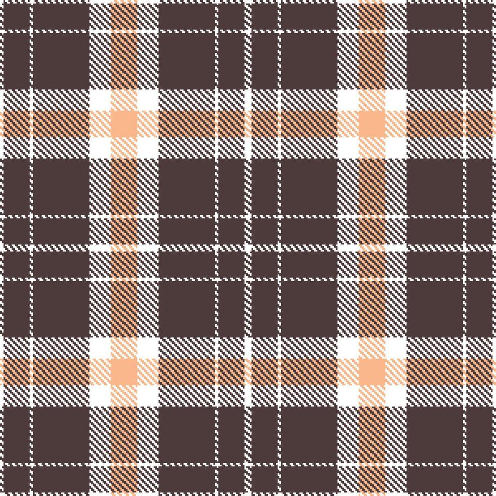 Modern Deep White Seamless Tartan Textile Design Variant 2078 vector