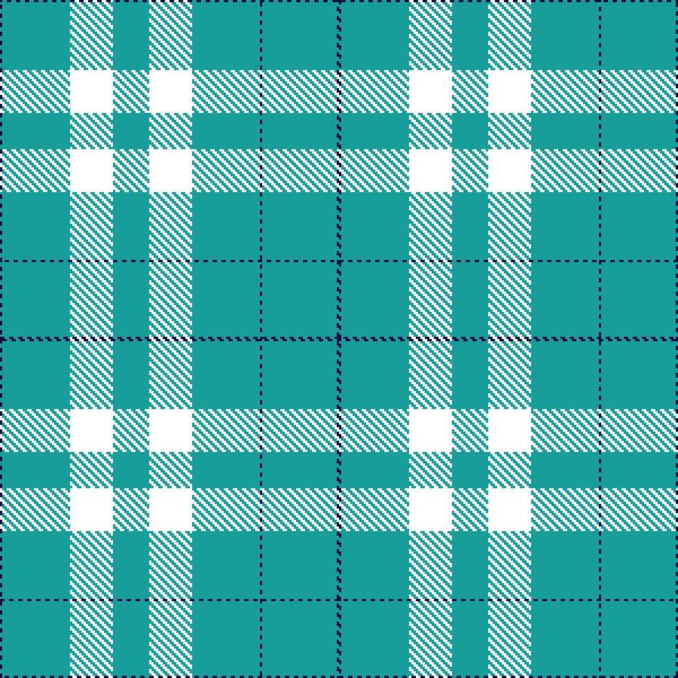 Soft Sea and Cool Navy Blue Seamless Tartan Textile Design vector