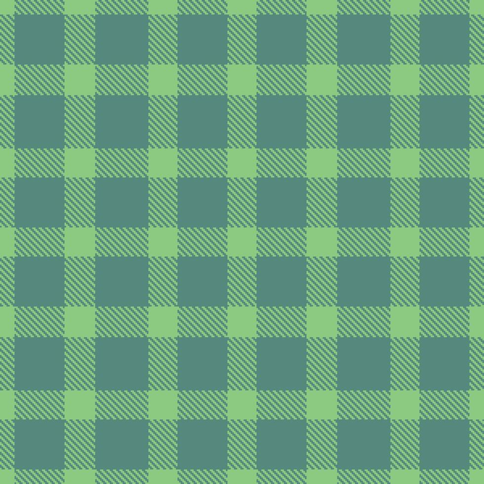 Modern Seamless Tartan in Bright Soft Green tones Textile Design vector