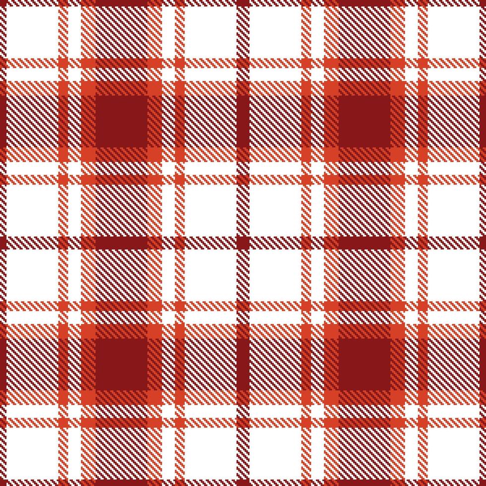 Modern Rich White Seamless Tartan Textile Design Variant 2211 vector