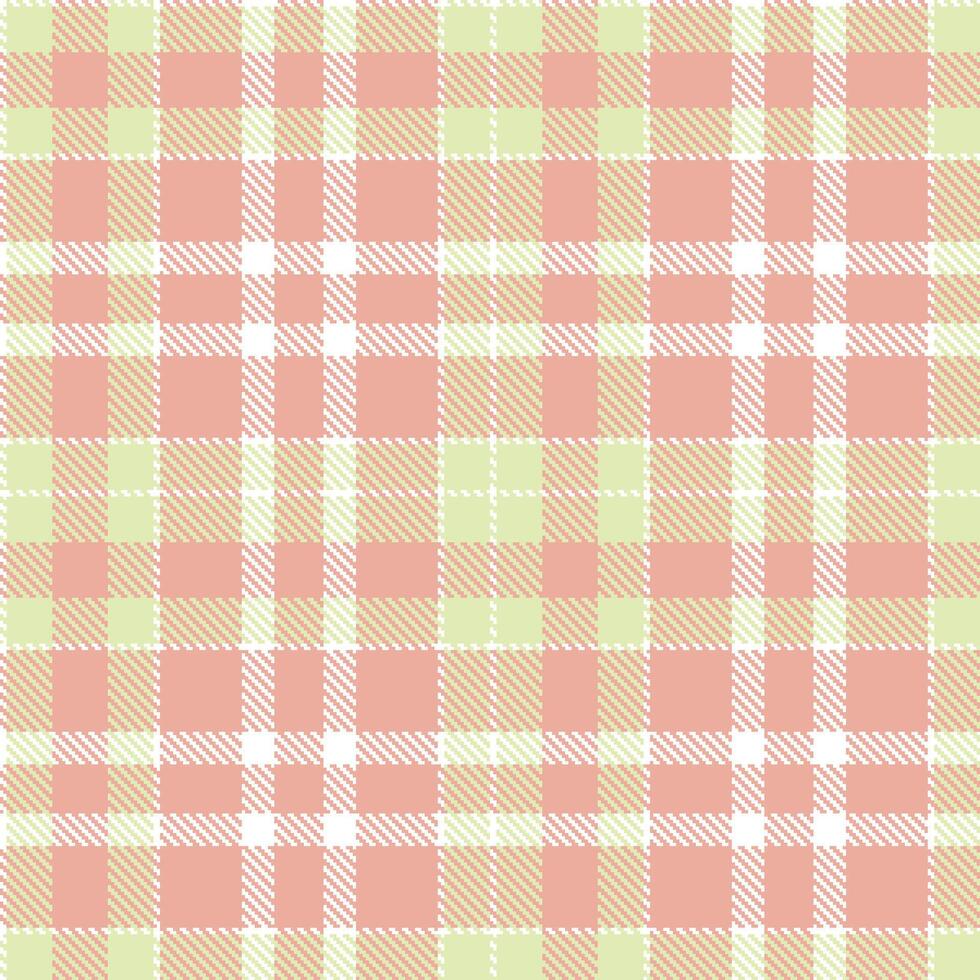 Modern Seamless Tartan in Neon White tones Textile Design Variant 2266 vector