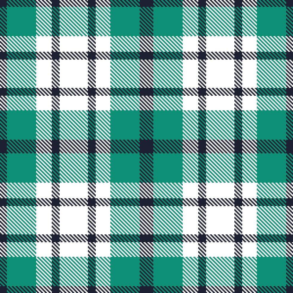 Soft Dark Seamless Tartan with Warm White accents Textile Design vector