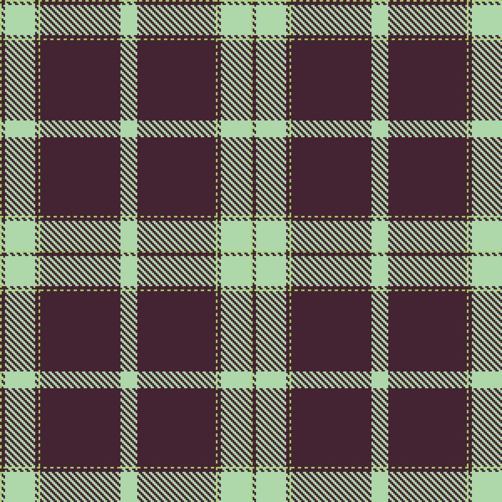 Modern Muted Dark Plum Seamless Tartan Textile Design vector